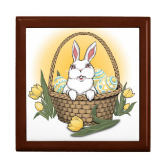 Easter Bunny Gift Box Easter Bunny Art Jewelry Box