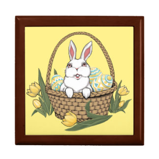 Easter Bunny Gift Box Easter Bunny Art Jewelry Box