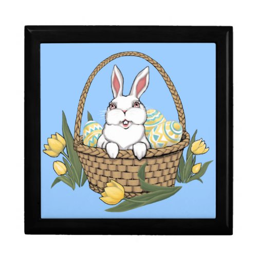 Easter Bunny Gift Box Easter Bunny Art Jewelry Box