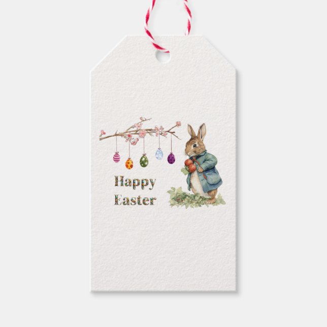 Easter Bunny  Gift Tags (Front)