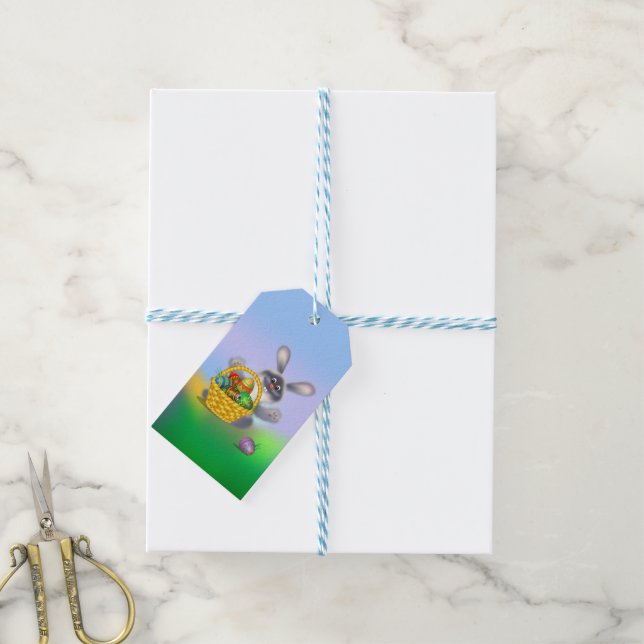 Easter Bunny Gift Tags (With Twine)