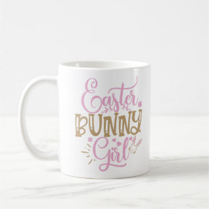Easter Bunny Girl Coffee Mug