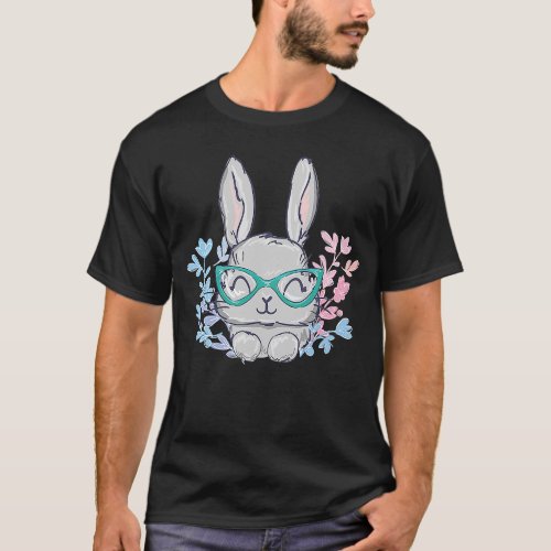 Easter Bunny Girls Ladies Children Easter Easter   T_Shirt
