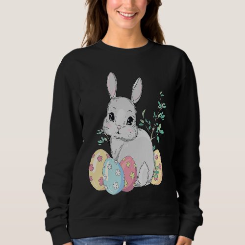 Easter Bunny  Girls Ladies Kids Easter  11 Sweatshirt