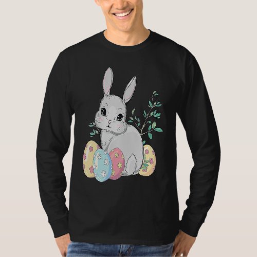 Easter Bunny  Girls Ladies Kids Easter  11 T_Shirt