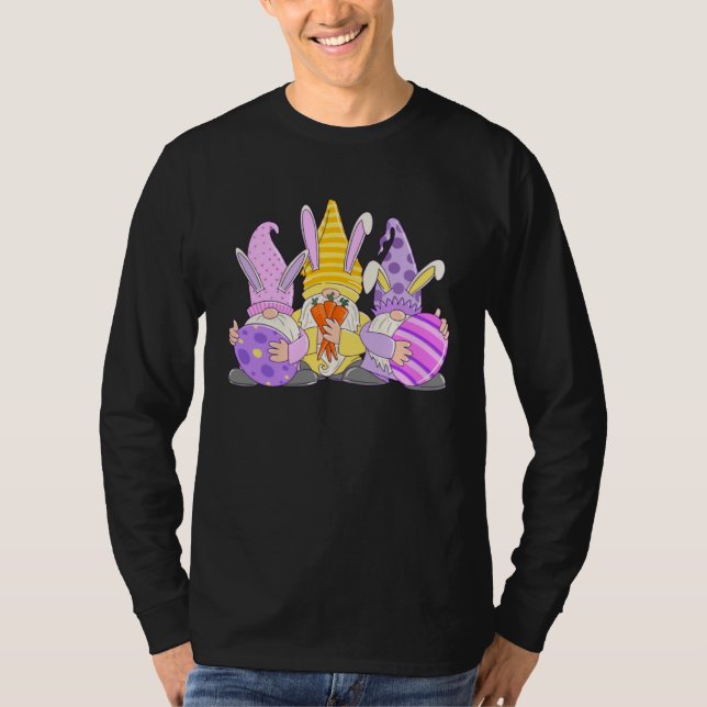 Easter Bunny Gnome Bunny Loves Me women s mens kid T-Shirt (Front)
