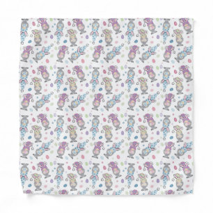 Easter Bunny Gnome Pattern Bandana