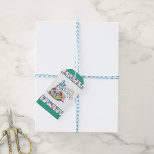 Easter Bunny Gnomes Gift Tags