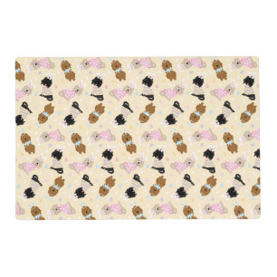 Easter Bunny Goldendoodle Dogs Placemat