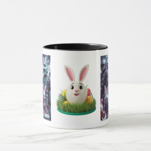 Easter Bunny Graphic Mug