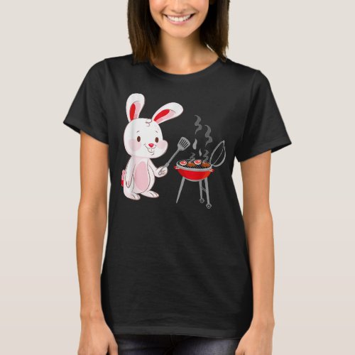 Easter Bunny Grilling  Easter Barbecue BBQ T_Shirt