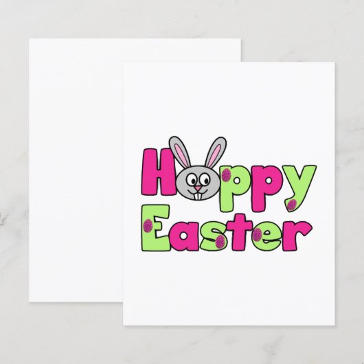 Easter Bunny Happy Easter Eggs (Front/Back)