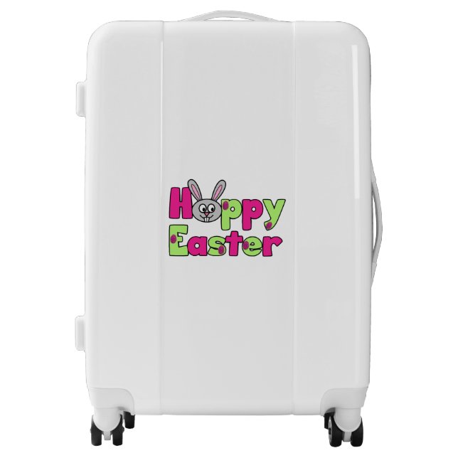 Easter Bunny Happy Easter Eggs Luggage (Front)