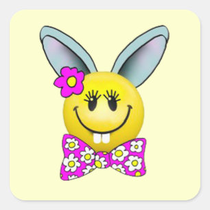 Easter Bunny Her Stickers