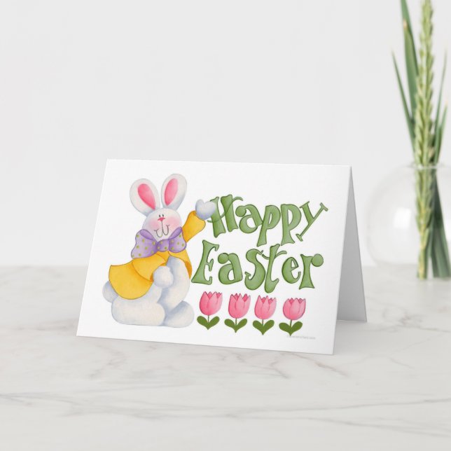 Easter Bunny Holiday Card (Front)