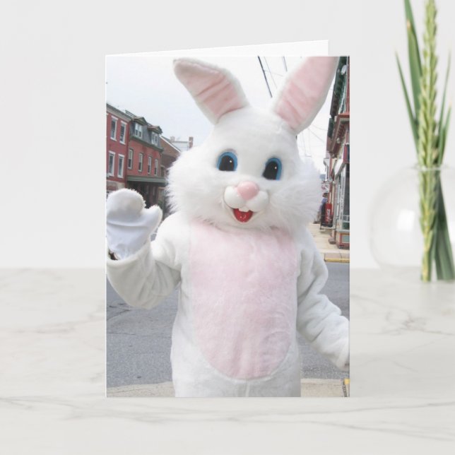 Easter Bunny Holiday Card (Front)