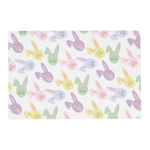 Easter Bunny Holiday laminated place mat