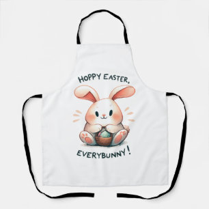 Easter Bunny Hoppy Easter, Everybunny! Apron