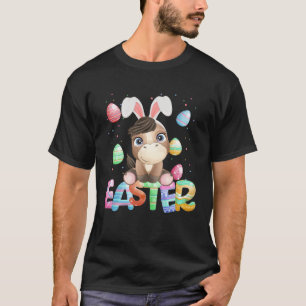 Easter Bunny Horse Easter Horse T-Shirt