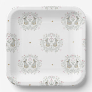 Easter Bunny II Paper Plates