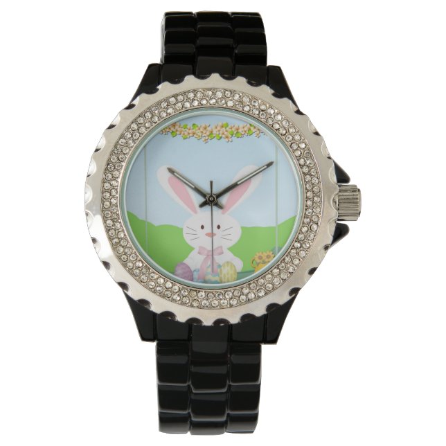 Easter bunny illustration watch (Front)