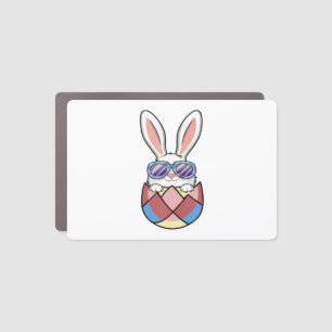 Easter Bunny In Easter Egg Happy Easter Car Magnet