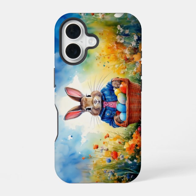 Easter Bunny in the forest Iphone Case (Back)