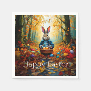 Easter Bunny in the forest Napkins