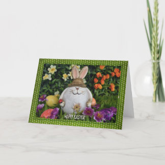 Easter - Bunny in the Grass Holiday Card