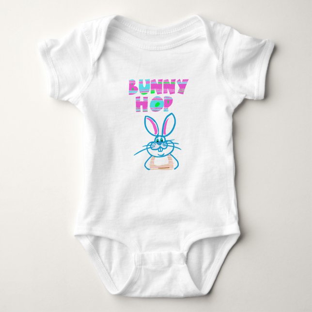 EASTER BUNNY INFANT CREEPER TEE (Front)