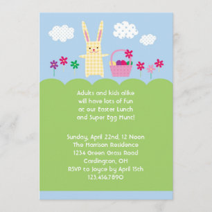 Easter Bunny Invitation
