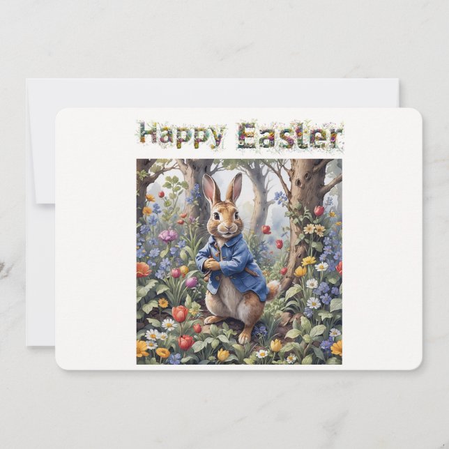 Easter Bunny  Invitation (Front)