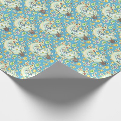 EASTER BUNNY JELLY BEAN DREAMS WRAPPING PAPER