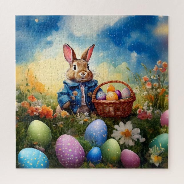 Easter Bunny Jigsaw Puzzle (Vertical)