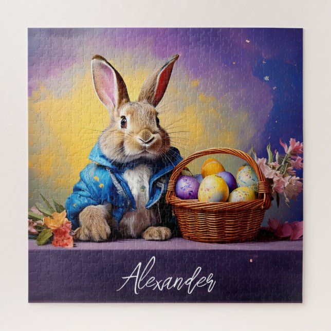 Easter Bunny Jigsaw Puzzle (Vertical)