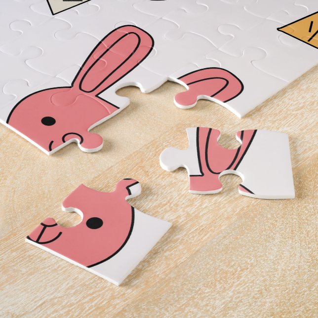 Easter Bunny Jigsaw Puzzle (Side)
