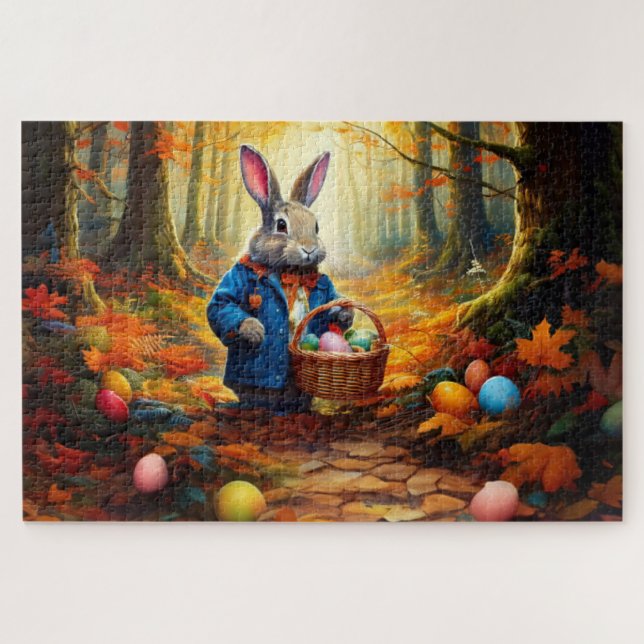 Easter Bunny Jigsaw Puzzle (Horizontal)
