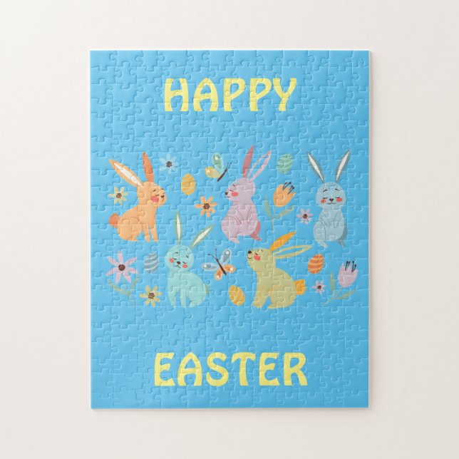 Easter Bunny Jigsaw Puzzle (Vertical)