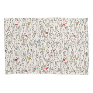 Easter Bunny: Joyful Seamless Fun. Pillow Case