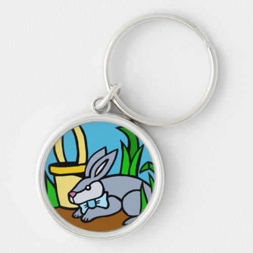 Easter Bunny Keychain