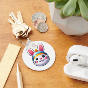 Easter Bunny Keychain