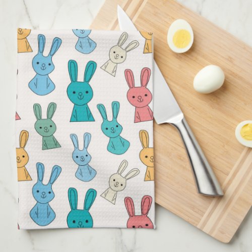 Easter Bunny Kitchen Towel