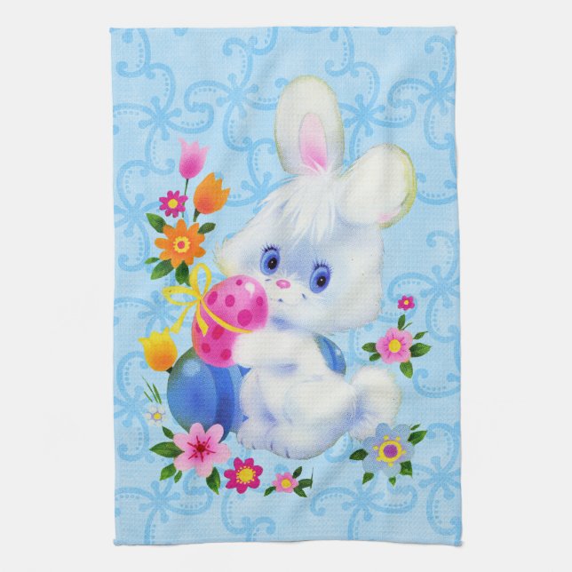 Easter Bunny Kitchen towel (Vertical)