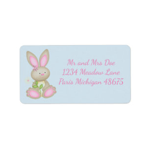 Easter Bunny Label