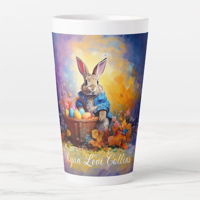 Easter Bunny  Latte Mug (Front)