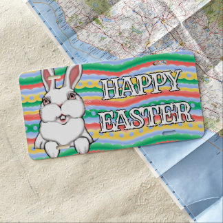 Easter Bunny License Plate Custom  Rabbit License