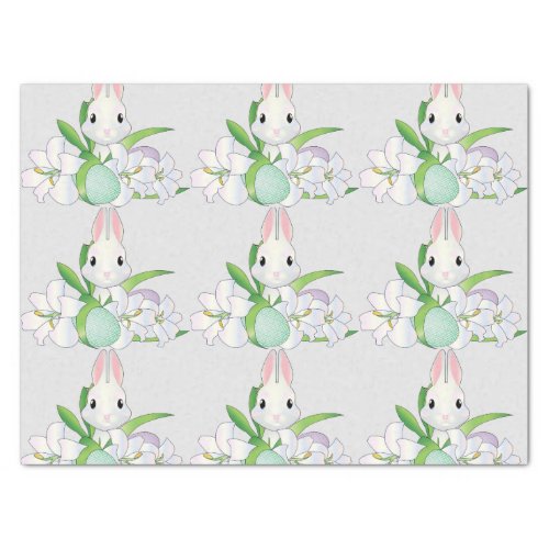 Easter Bunny Lilies  Tissue Paper