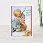 Easter Bunny Love Card at Zazzle