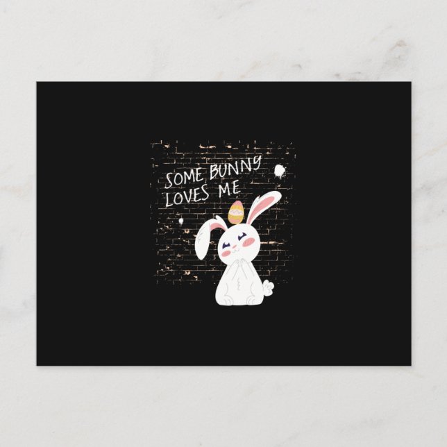 Easter Bunny Love Postcard (Front)
