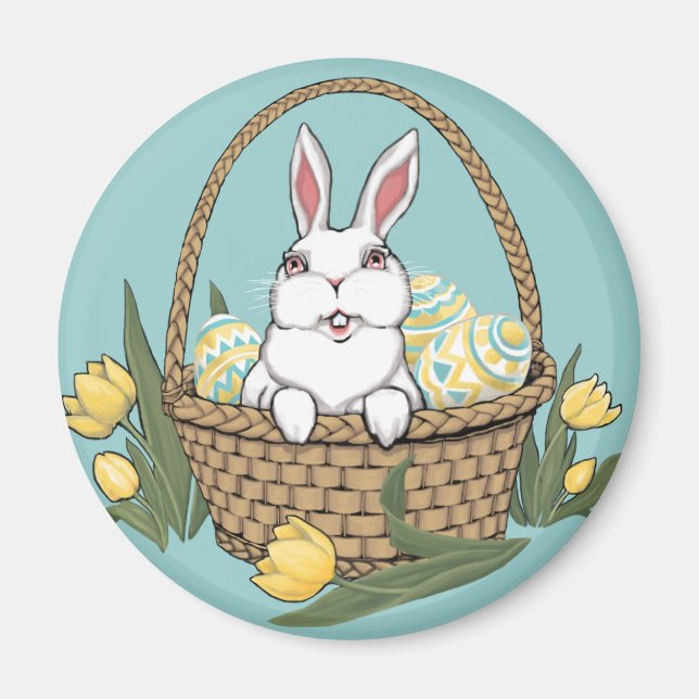 Easter Bunny Magnet Festive Easter Decorations (Front)